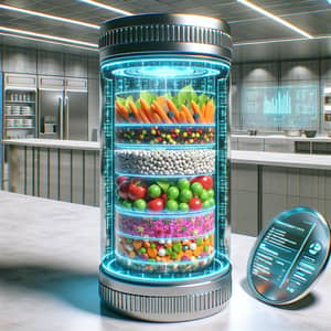 Futuristic Meal Container: Food of the Future Innovation