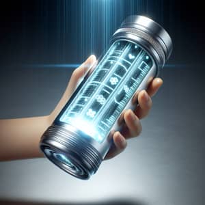Futuristic Compact Food Tube: Innovative Technology for Dietary Necessities