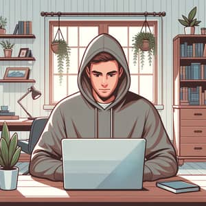 Animated Home Office Avatar Art