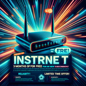 3 Months of Internet for FREE - Sign Up Now!