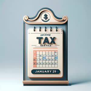 Professional Income Tax Service Signage | January 29 | MBG