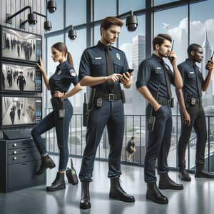 Professional Security Guards in Action | Office Building Surveillance