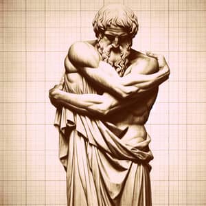 Ancient Greek Philosopher Pythagoras Statue