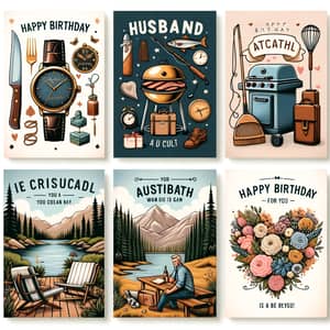 Unique Birthday Cards for Husband | Elegant, Comical, Nature-Themed & More