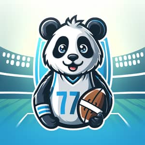 Adorable Panda Mascot for Sports Team | Team Colors & Enthusiasm