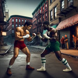 Urban Street Fighter Match: Hispanic vs Black | Intense Scene