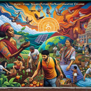 Buen Vivir Mural: Tranformative Change & Sustainable Practices
