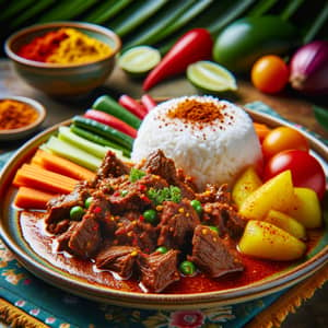 Rendang Dendeng: Malaysian Spiced Meat Delight