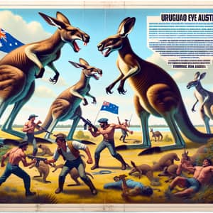 Imaginative Conflict: Uruguayans vs. Australian Kangaroos