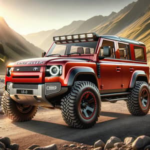 Rugged SUV with Toyota Design | Defender Type | Bright Red