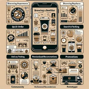 Yoyumfoods Coffee Shop App Design Analysis - Infographic
