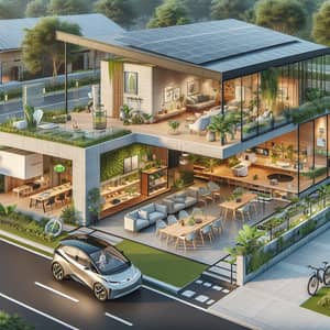 Sustainable Modern Design: Eco-Friendly House & Garden