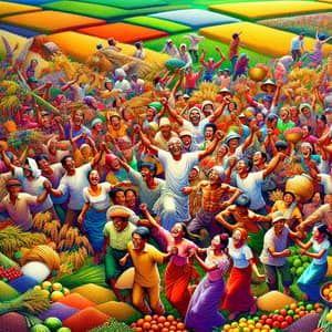 Filipino People Celebrating Bountiful Harvest | Colorful Tradition
