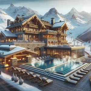 Luxurious Chalet Style Hotel with Spa & Pool at Ski Resort