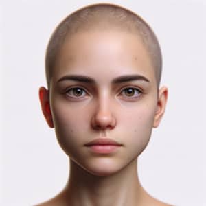 Detailed Portrait of a Young Woman | Realistic 24K Resolution Image