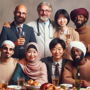 Diversity and Unity at Academic Dinner: Prof and Students' Harmony