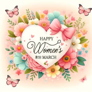 Happy 8th March Illustration | International Women's Day Art