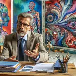 Professional Psychologist Vladimir Ariev | Abstract Artwork Office
