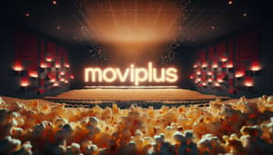 MoviPlus Cinema Hall: Enchanting Red Glow Amid Popcorn