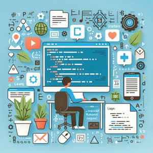 Professional Web Developer Banner | LinkedIn | AI Art Generator | Easy ...
