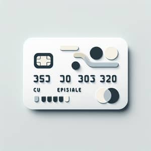 Minimalist Credit Card Design | Abstract Representation