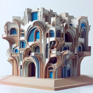 Surrealistic Architectural Model | Plaster & Clay Crafted
