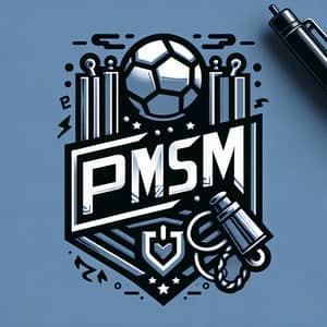 Striking PMSM Football Team Logo Design