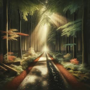 Scenic Forest Path: Beauty of Nature