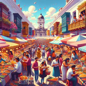Authentic Peruvian Street Food Scene | Shared Community Culture