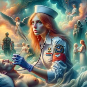 Navy Hospital Corpsman Ethereal Dreamscape