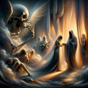 Symbolic Denial of Death: Surrealistic Gothic Image