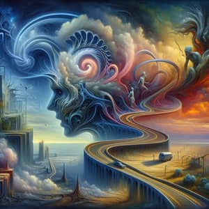 Surreal Battle Scene: Path to Recovery | Ethereal Painting
