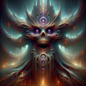 Imposing Cosmic Horror Art: Ancient Deity Cthulhu