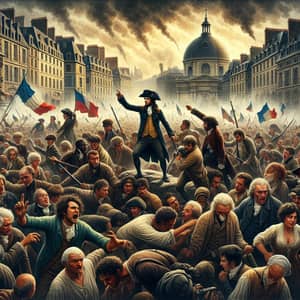 French Revolution Scene | Diversity & Emotions in Chaos
