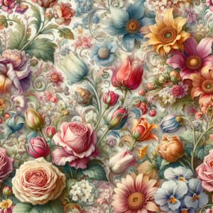 Floral Watercolor Patterns | Delicate and Intricate Design