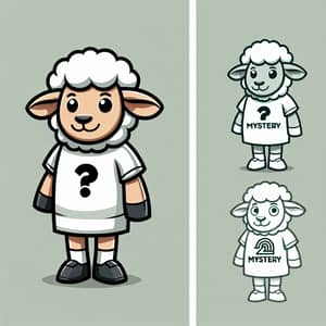 Mystery Sheep Character Design - Friendly and Amiable