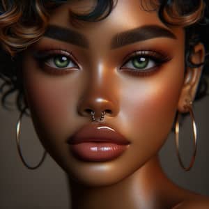 Captivating Portrait of Young Woman | Photorealistic Style