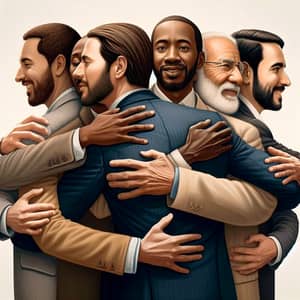 Universal Brotherhood | Diverse Group Expressing Camaraderie