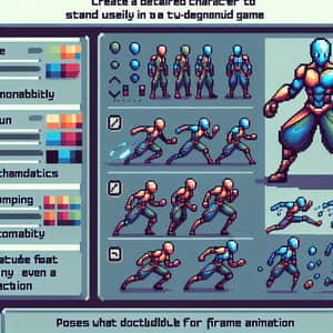Pixel Art Character Design for 2D Game Animation