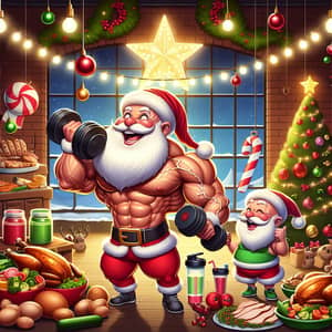 Santa Claus Bulking Season: Festive Fitness with Protein Nutrition