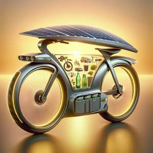 Futuristic Electric Bicycle for Sustainable Living