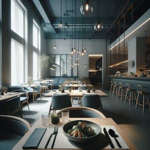 Minimalist Scandinavian Restaurant with Modern Cuisine