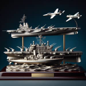 Nautical Trophy: Destroyer Ship, Aircraft Carrier, Submarine