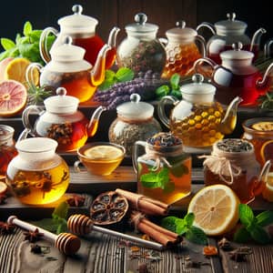 Variety of Herbal Teas for Optimal Health