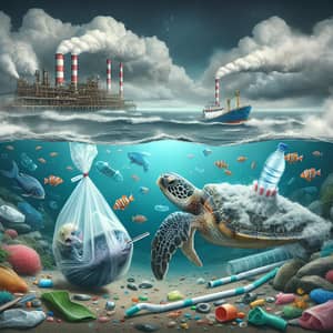 Combat Plastic Pollution: Illustrating the Impact on Environment & Wildlife