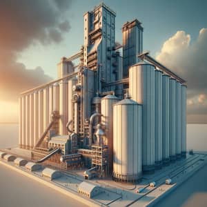 State-of-the-Art Gigantic Flour Mill with Impressive Silos