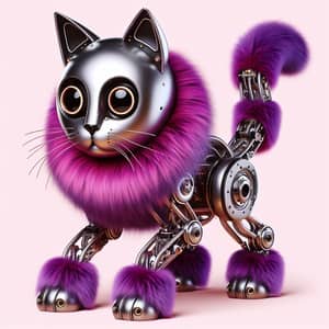Mechanical Cat Amusement Character with Movable Parts
