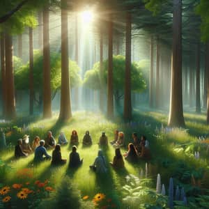 Tranquil Forest Setting Group Therapy | Seeking Safety Class