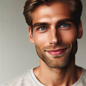 Detailed Self-Portrait of a Unique Caucasian Man