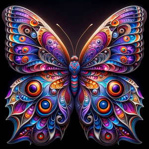 Exquisite Butterfly: Vibrant Colors & Intricate Patterns
